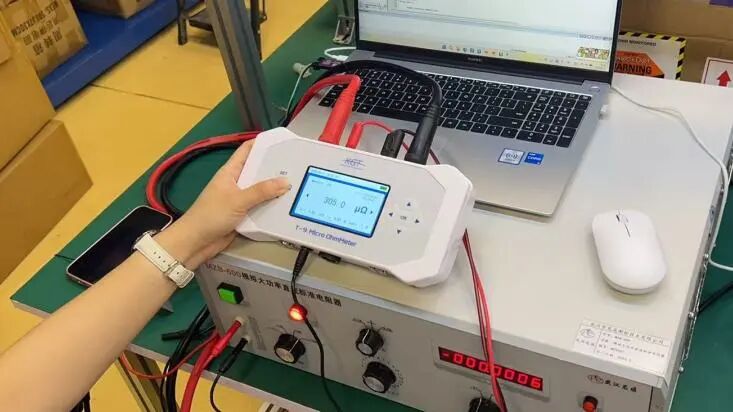 微歐計(jì)測試現(xiàn)場 微歐計(jì)測試現(xiàn)場